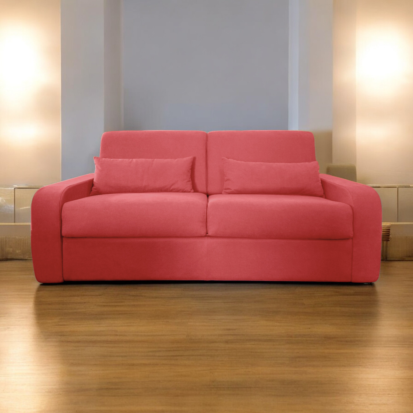 Rosso Lava / Matrimoniale Alla Francese (140 cm)